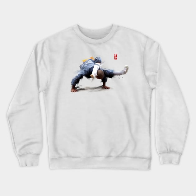 Shaolin Monk Crewneck Sweatshirt by ILYOart